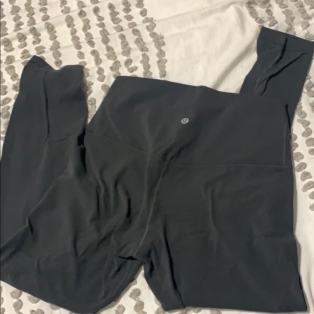 LULULEMON ALIGN 25” SZ 8 CHARCOAL